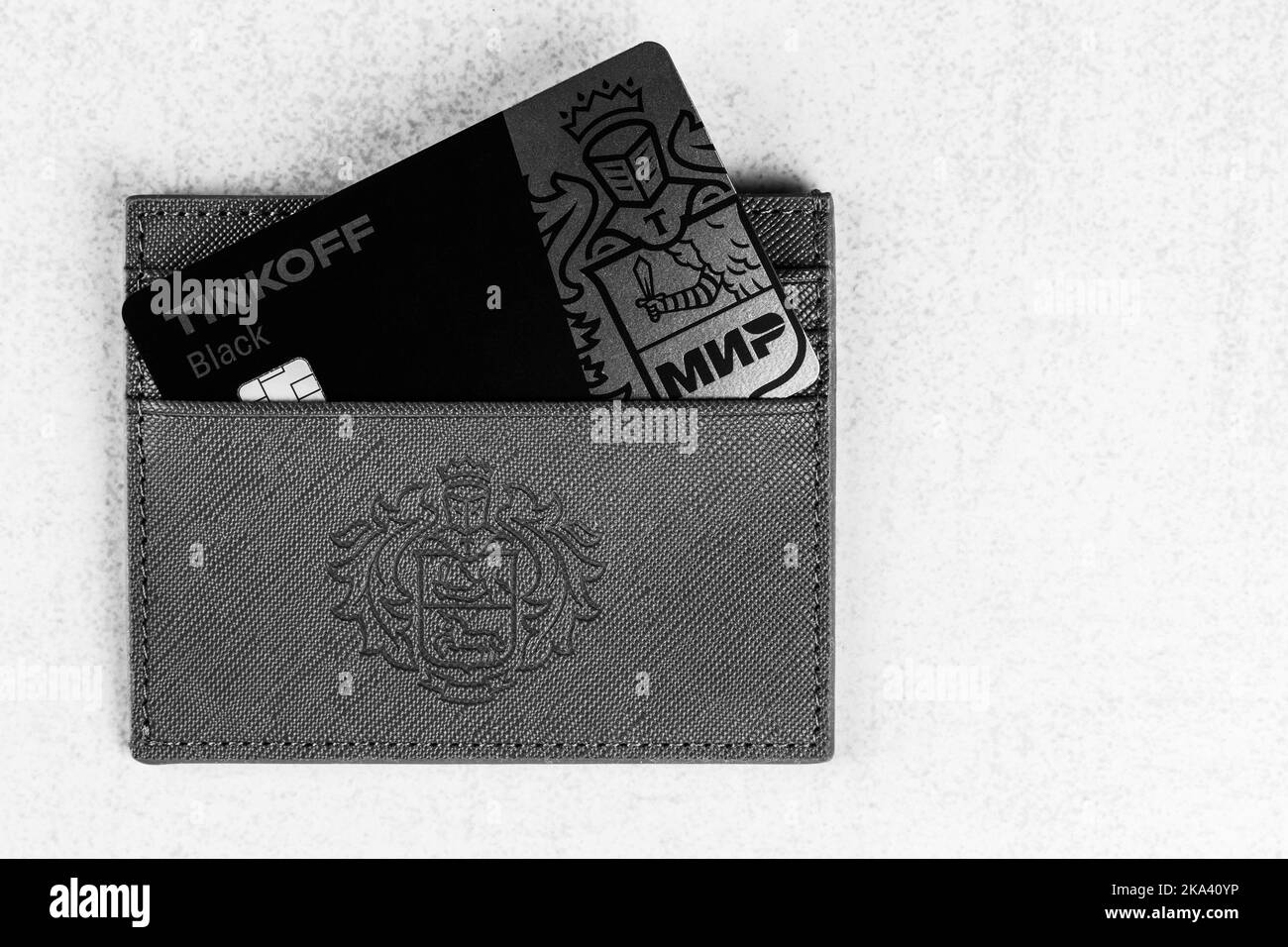 Tinkoff logo Black and White Stock Photos & Images - Alamy