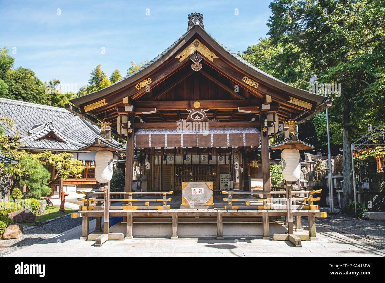 A donation temple booth at Fushimi Inari Taisha. Japan Stock Photo Alamy