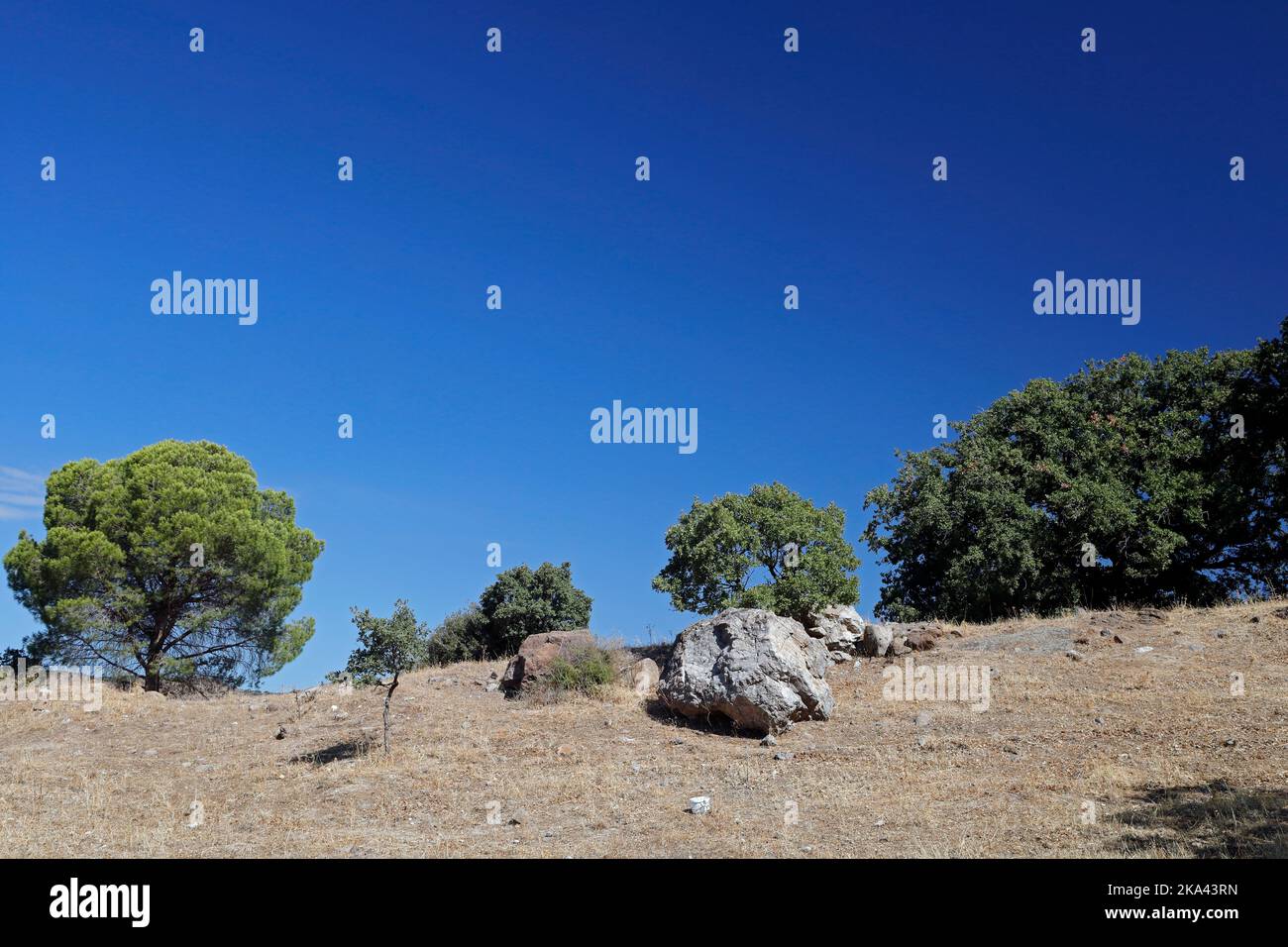 Lesbos views, October 2022. early autumn. cym Stock Photo