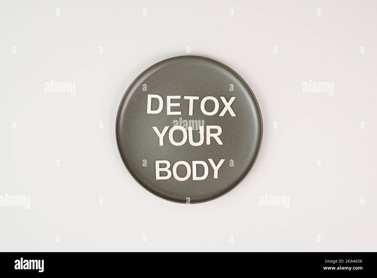 Detox, cleansing of the body and organs like the liver, health issues, lifestyle concept Stock