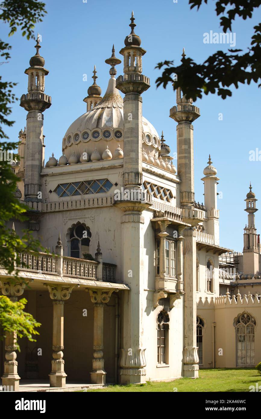 Great view of Brighton Royal Pavilion, England, UK Stock Photo - Alamy