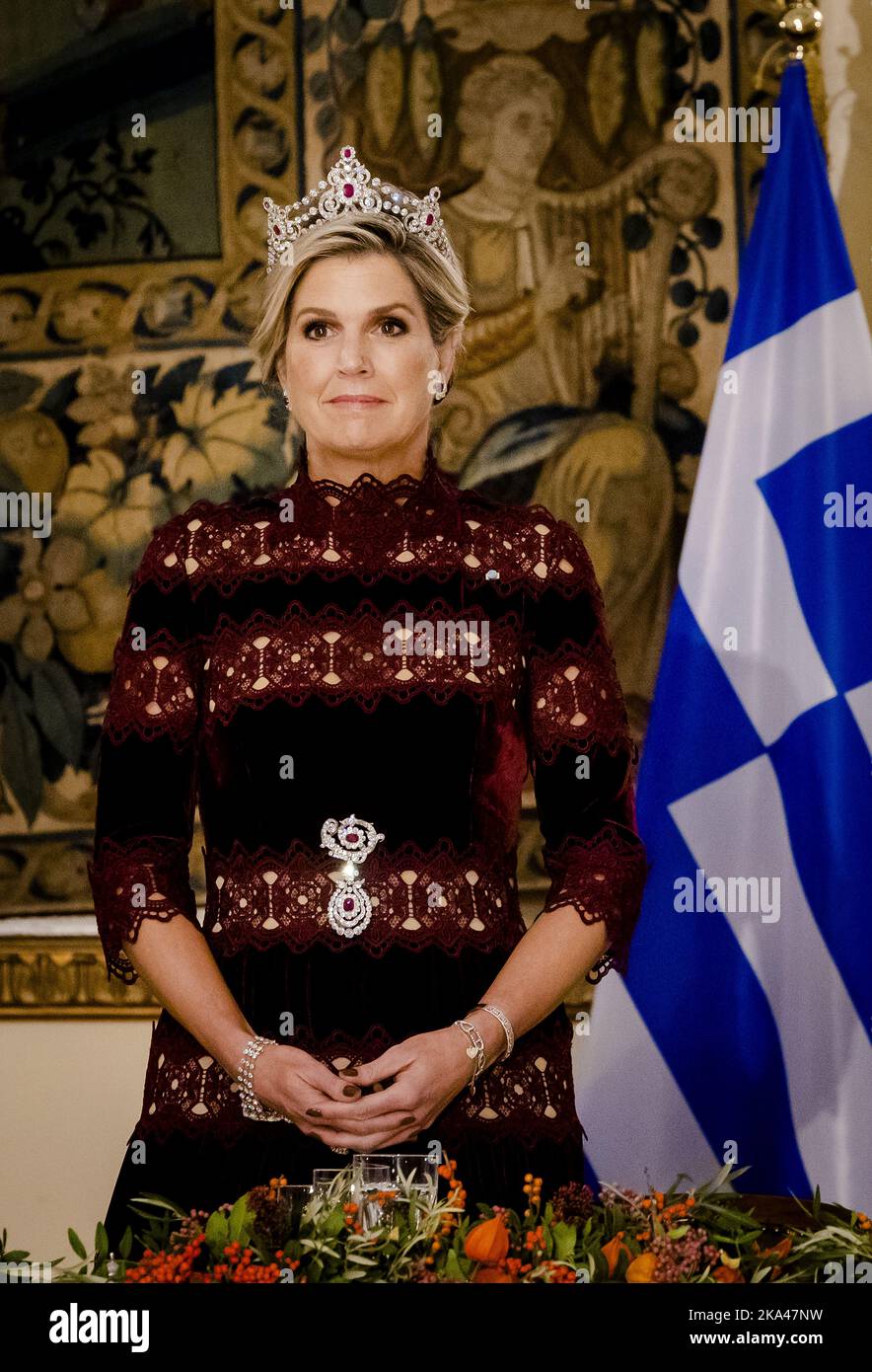 2022-10-31 20:19:54 ATHENS - Queen Maxima prior to the state banquet in ...