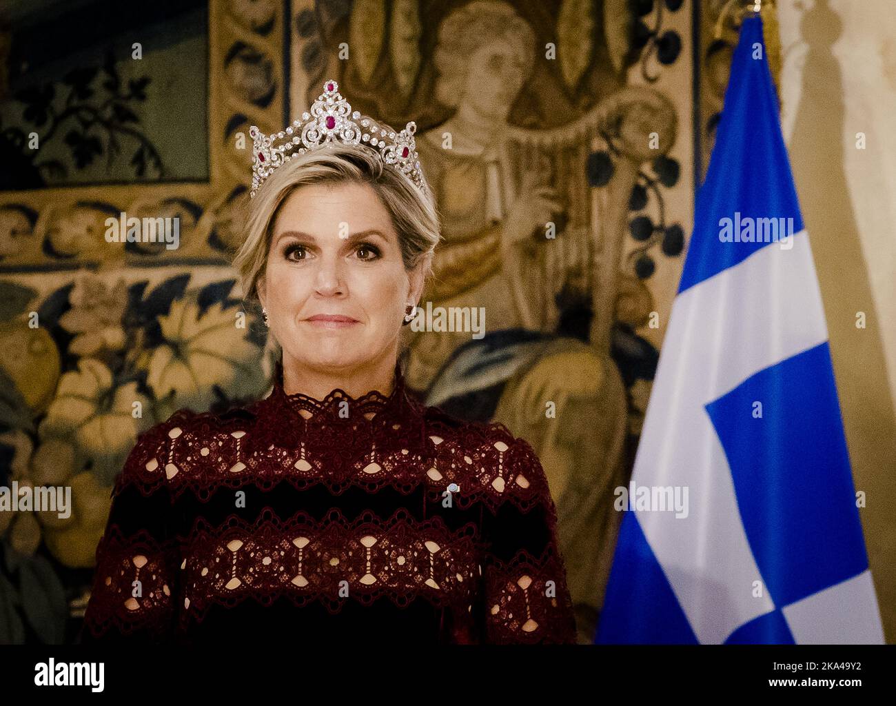 2022-10-31 20:19:51 ATHENS - Queen Maxima prior to the state banquet in ...