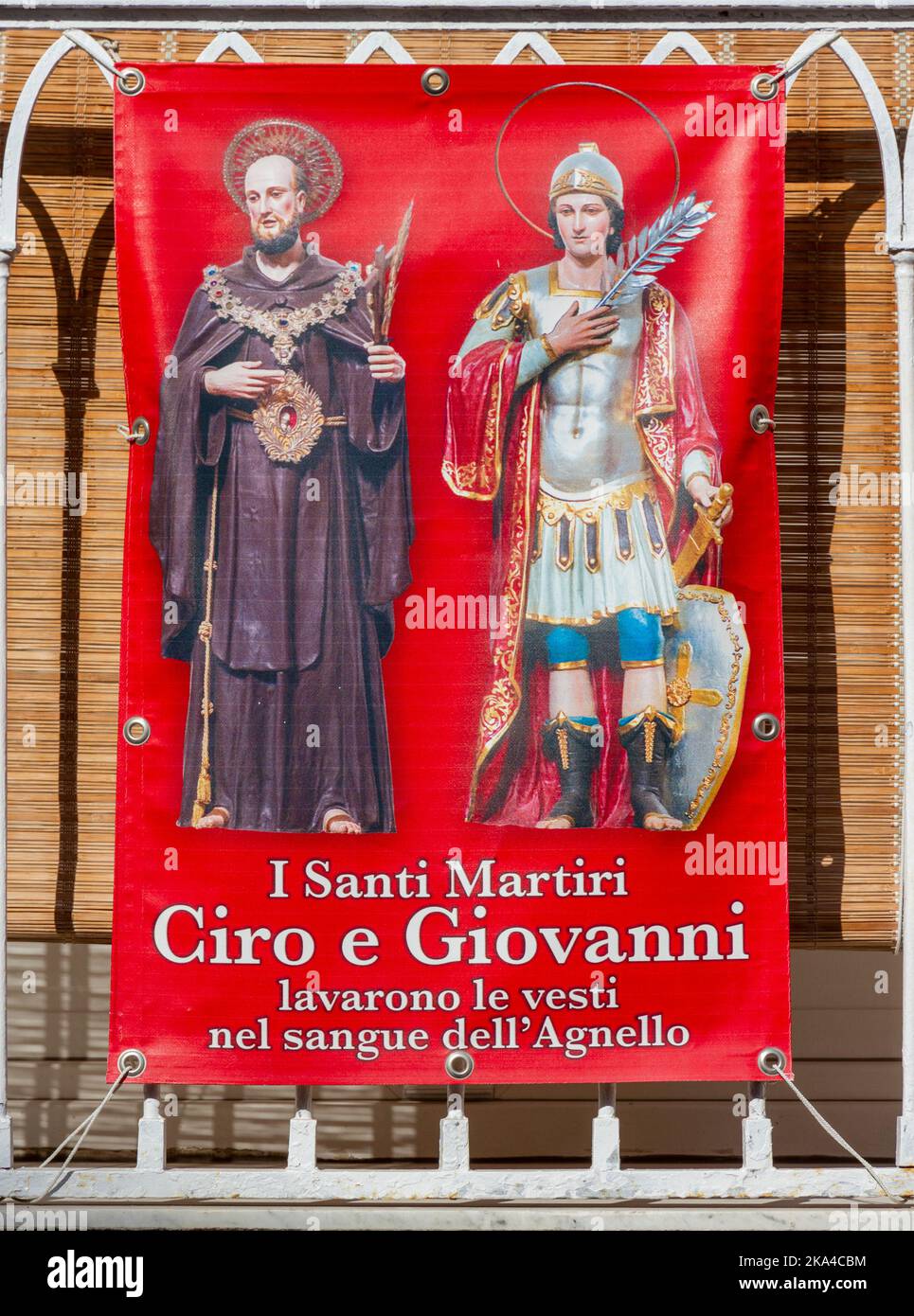 Patron saints of Vico Equense Naples Italy Stock Photo