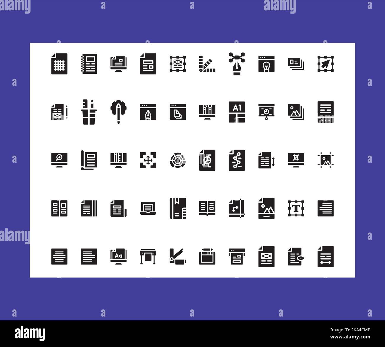 Editorial design icons. ModeEditorial design icons. Modern vector eps ...
