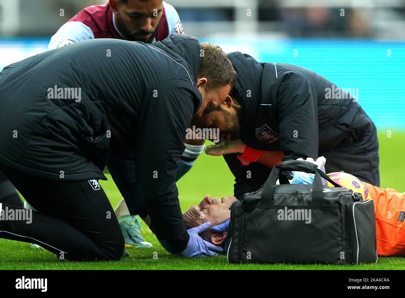 File photo dated 29102022 of Aston Villa goalkeeper Emiliano Martinez