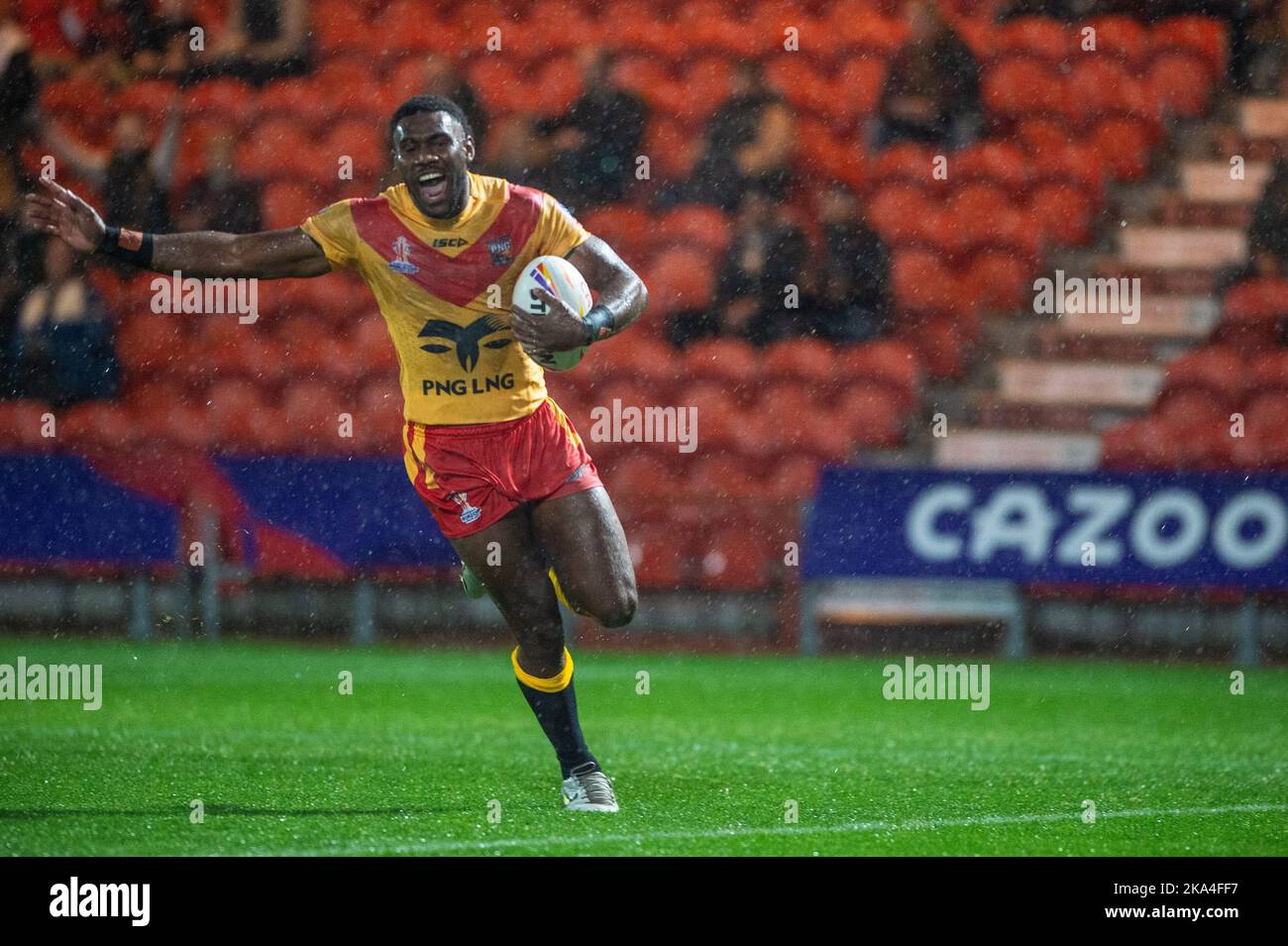 Doncaster, England - 31st October 2022 - Rugby League World Cup Papua