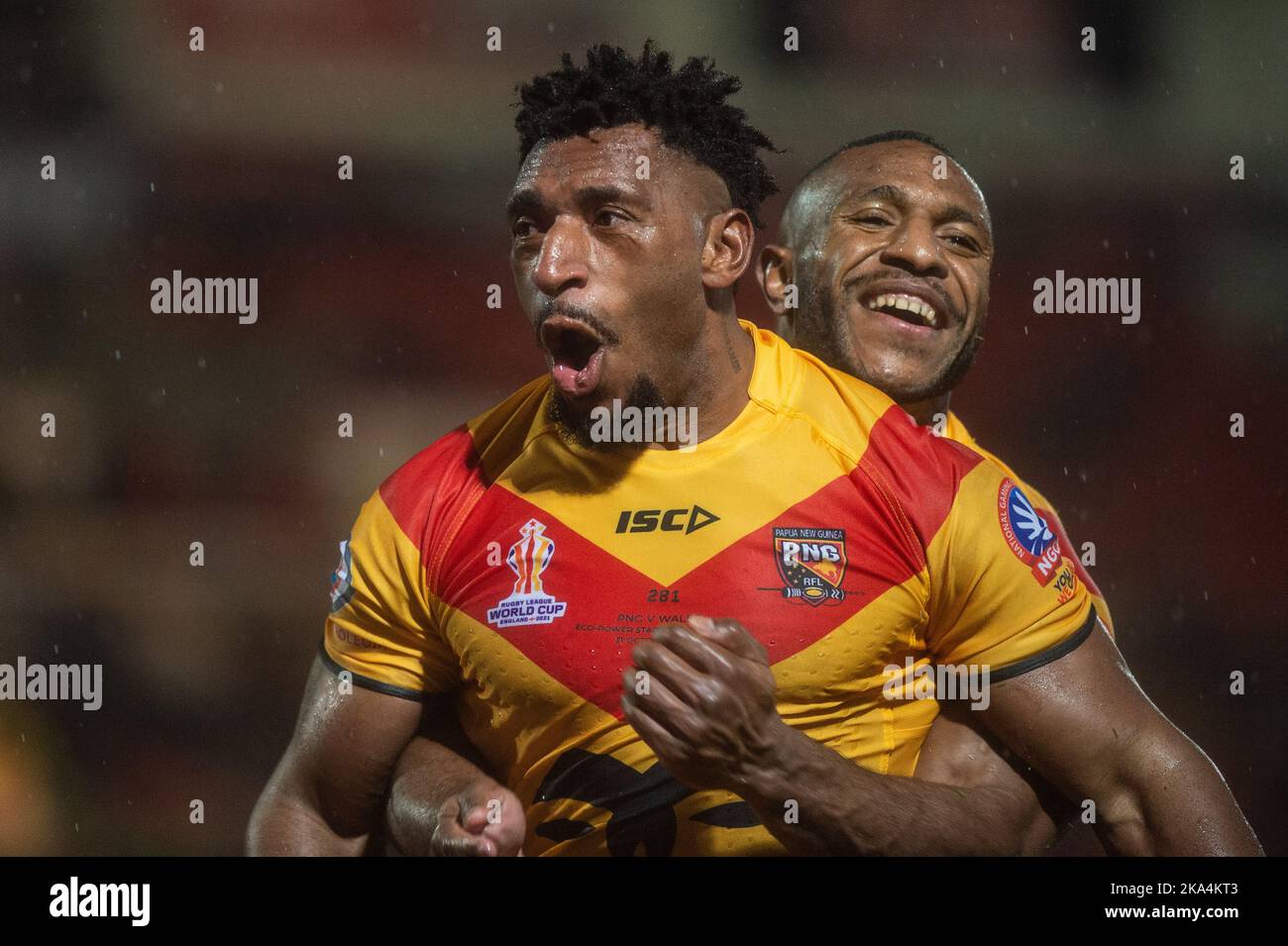 Doncaster, England 31st October 2022 Rugby League World Cup Papua