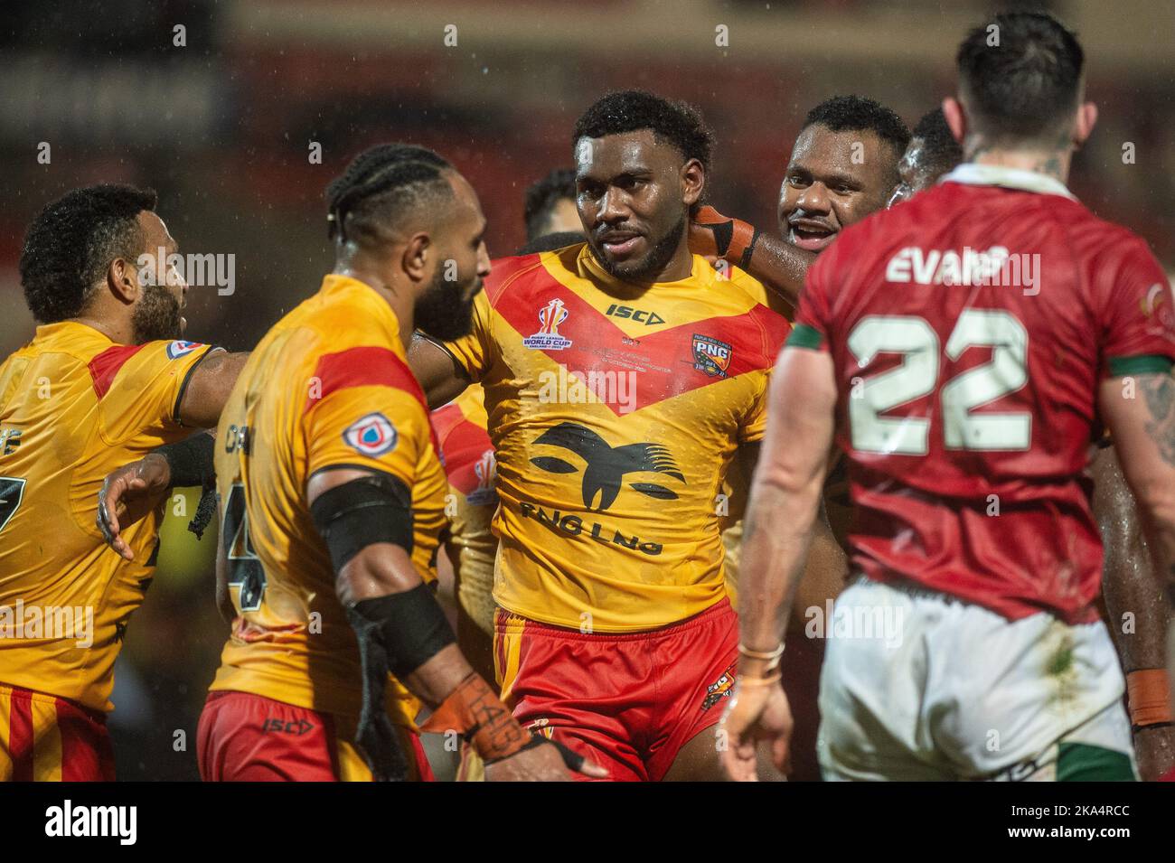 Doncaster, England - 31st October 2022 - Rugby League World Cup Papua