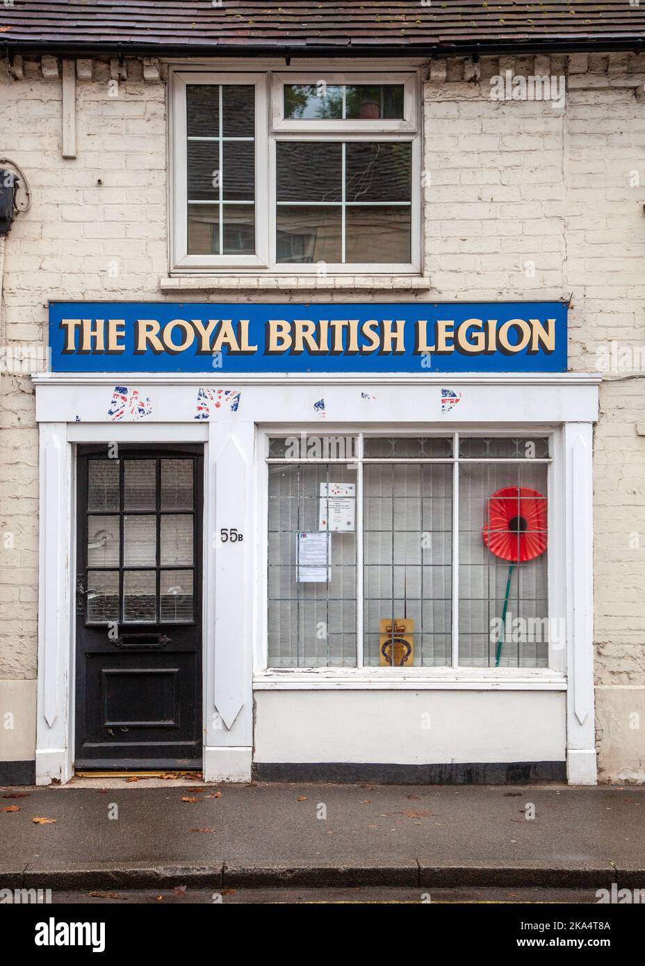 The Royal British Legion office in Kinver, Staffordshire Stock Photo