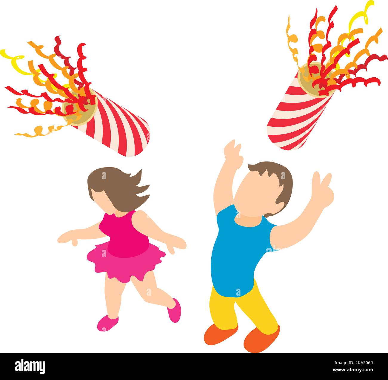 fun-people-icon-isometric-vector-dancing-guy-and-girl-with-confetti