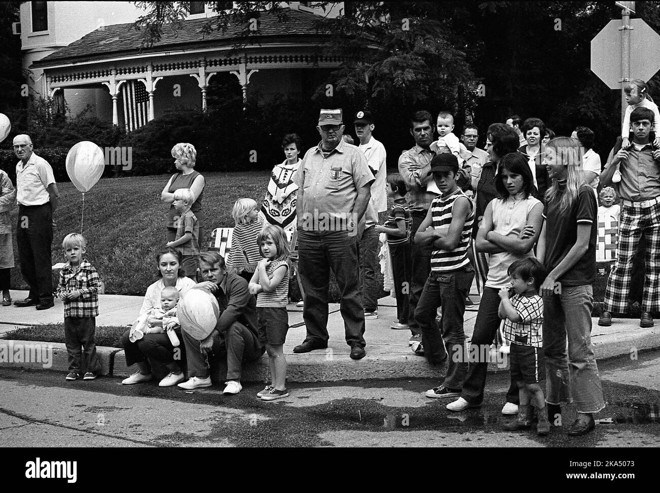 Fourth of July celebration in Independence, Missouri, USA, 1972 Stock