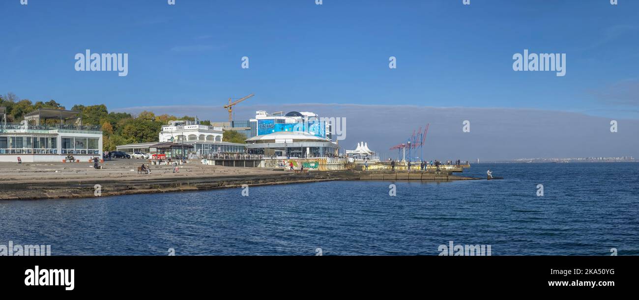 Black sea coast odessa embankment hi-res stock photography and images