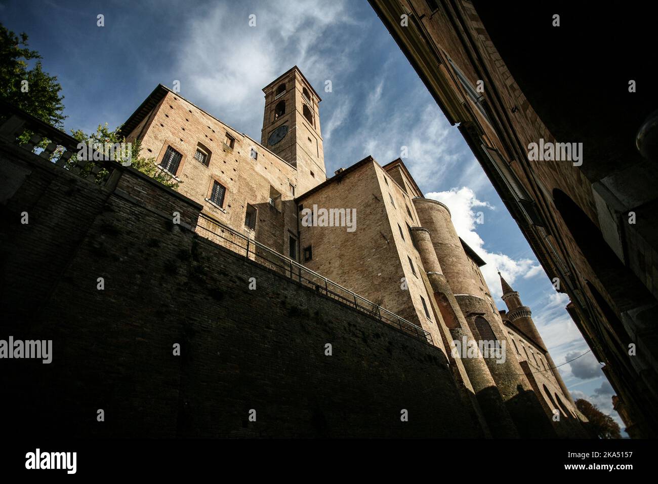 Urbino - a walled city and World Heritage Site in Italy Stock Photo