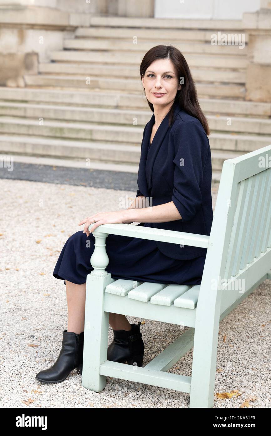 Jessica Ranc Deputy of the Rassemblement National, Angelique Ranc poses in the ...