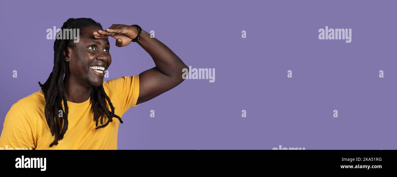 Excited black man hi-res stock photography and images - Alamy