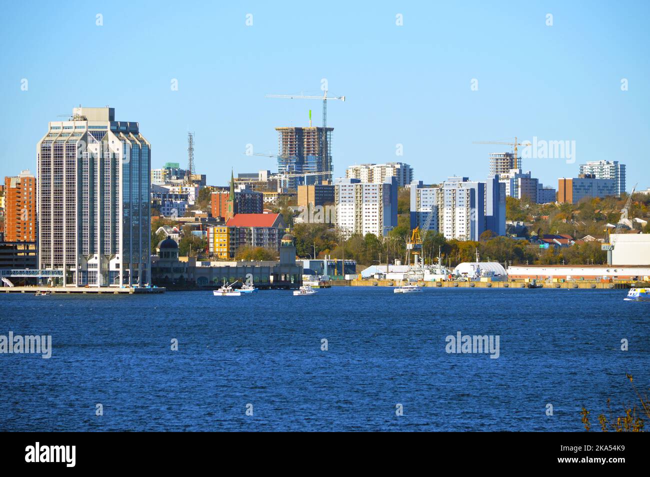 Skyline of North End of Halifax, Nova Scotia, Canada with the Richmond