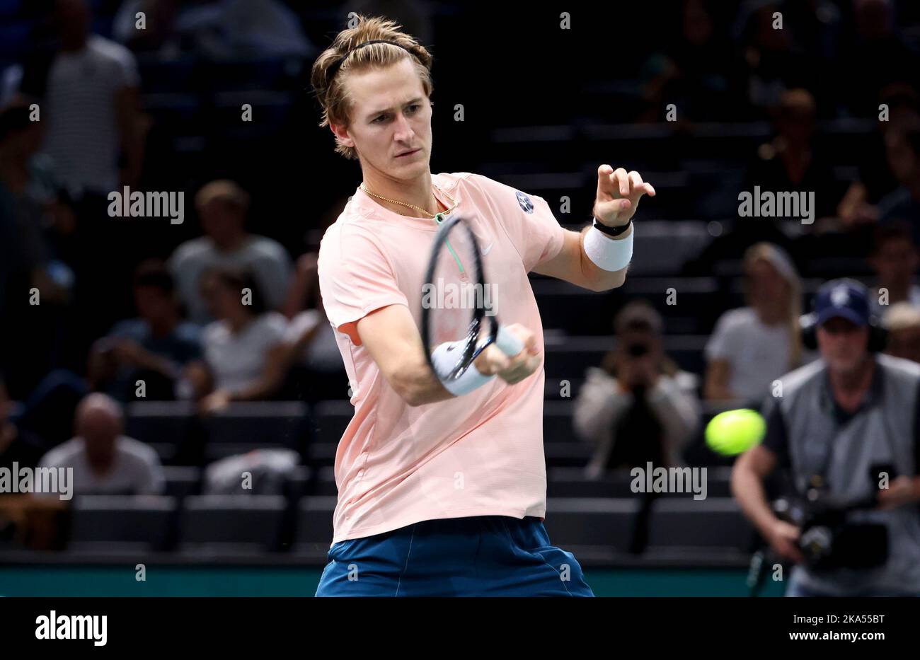 Paris, France October 31, 2022, Sebastian Korda of USA during day 1