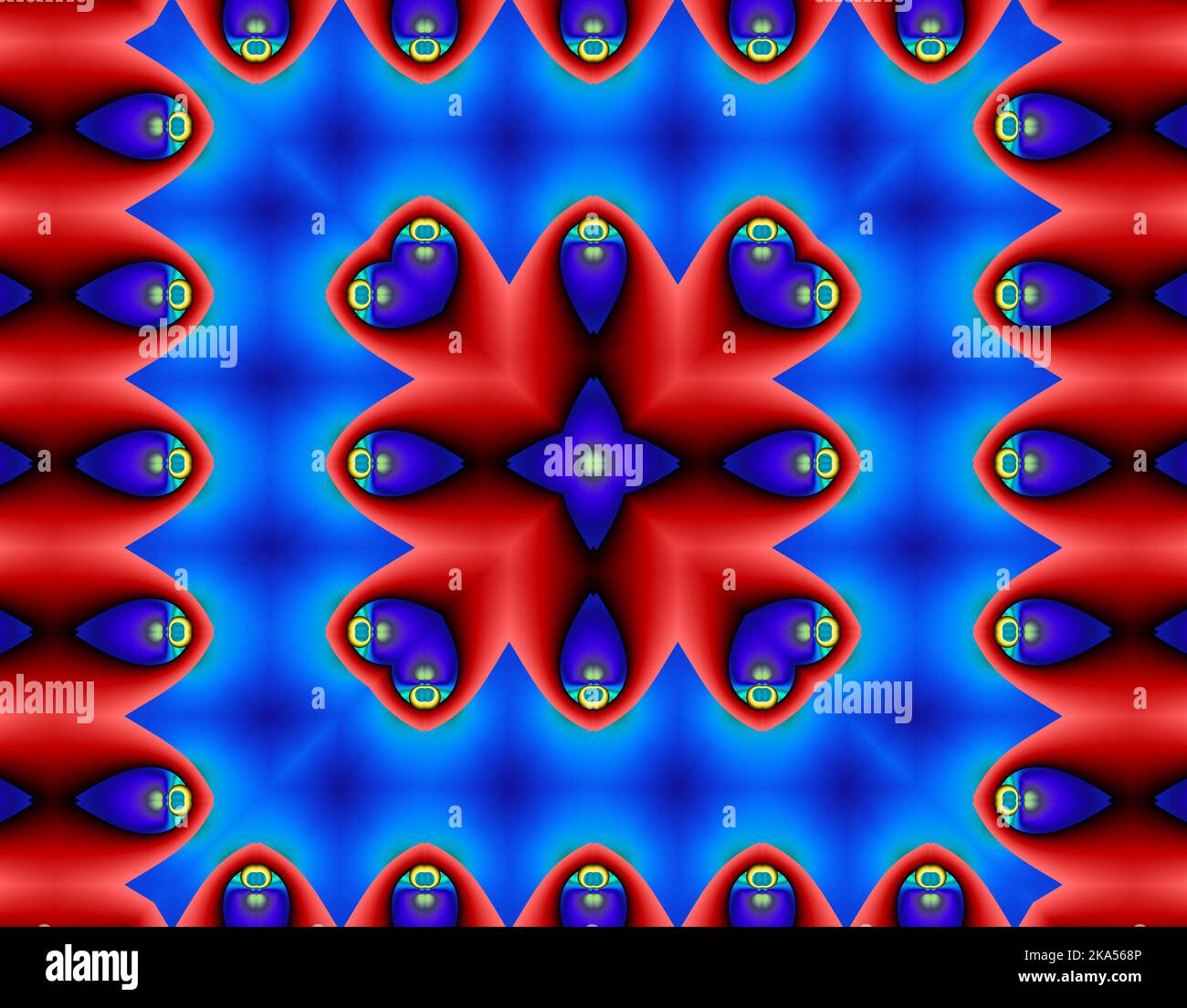 complex fractal image, digital art, colourful concept, abstract ...