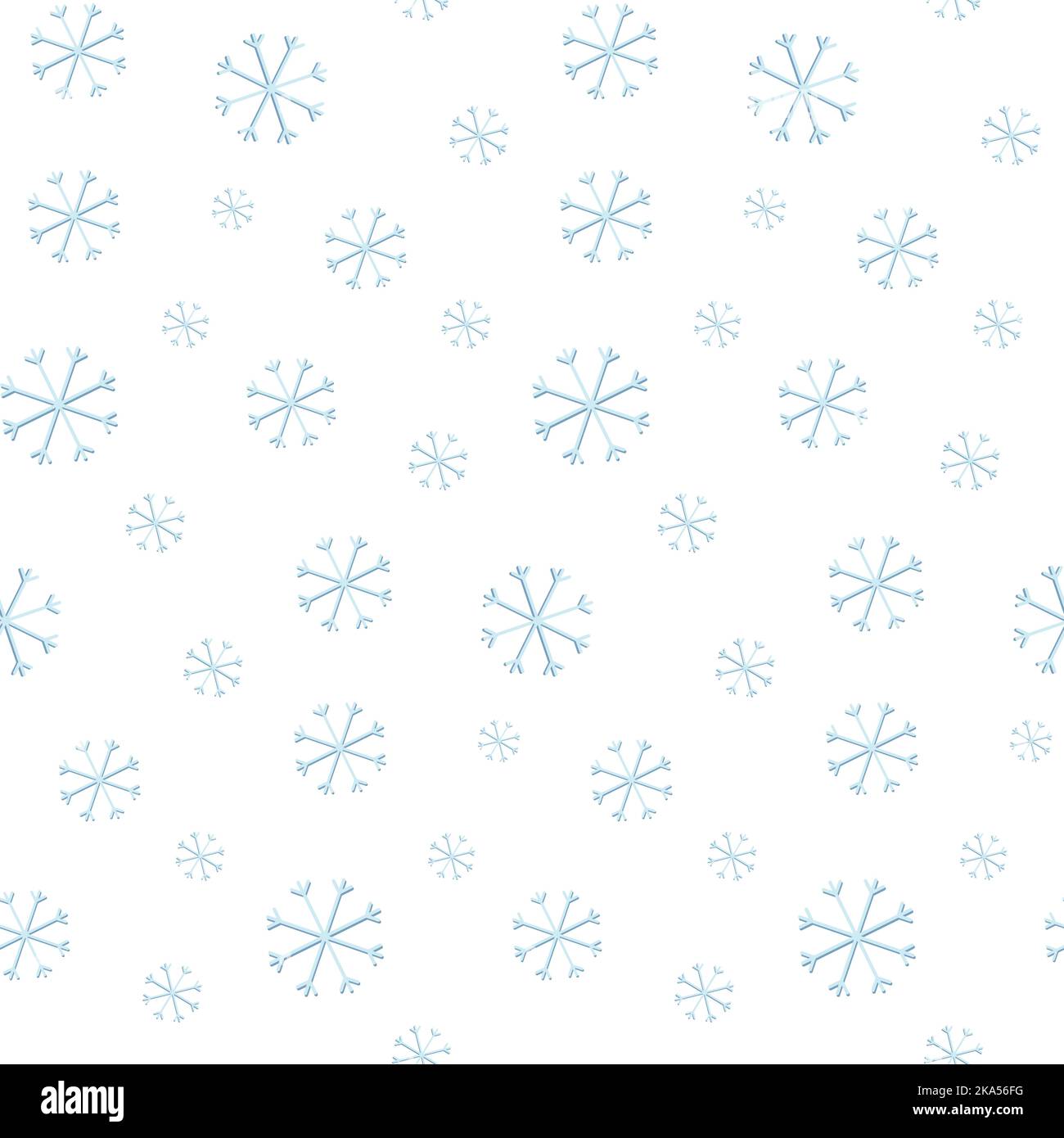 Abstract snowflake background texture in paper card style in trendy winter blue shades. Isolate. Backdrop. Suitable for banner, label, wallpaper, poster, postcard or price tag. Copyspase. Vector EPS. Stock Vector