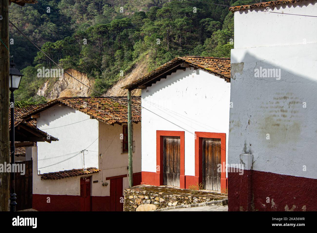 Old Buildings in a Village Stock Photo - Alamy