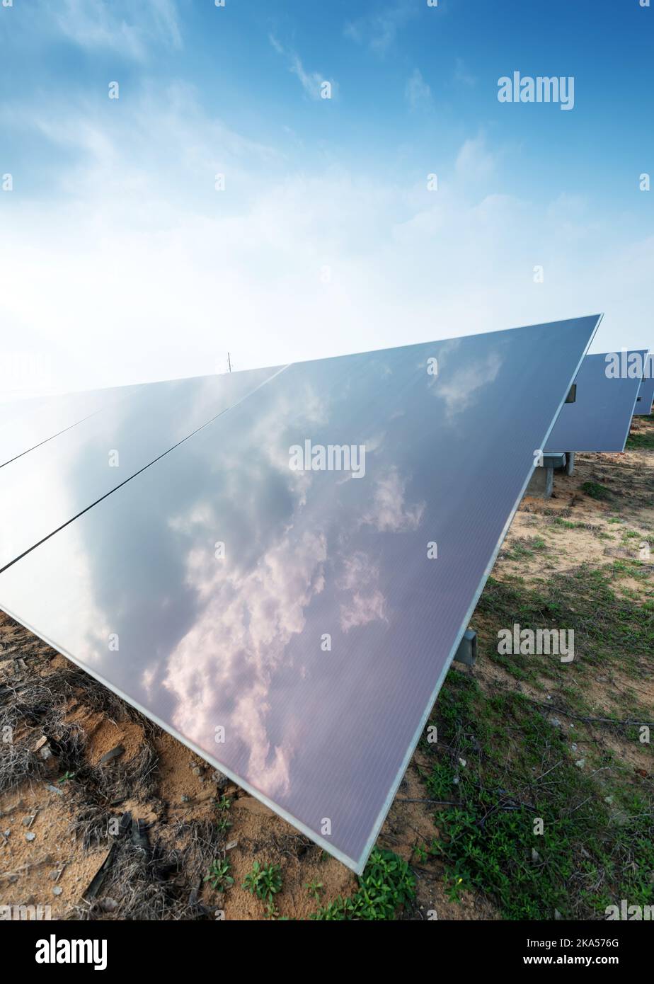 photovoltaic panels solar panel to produce clean, sustainable