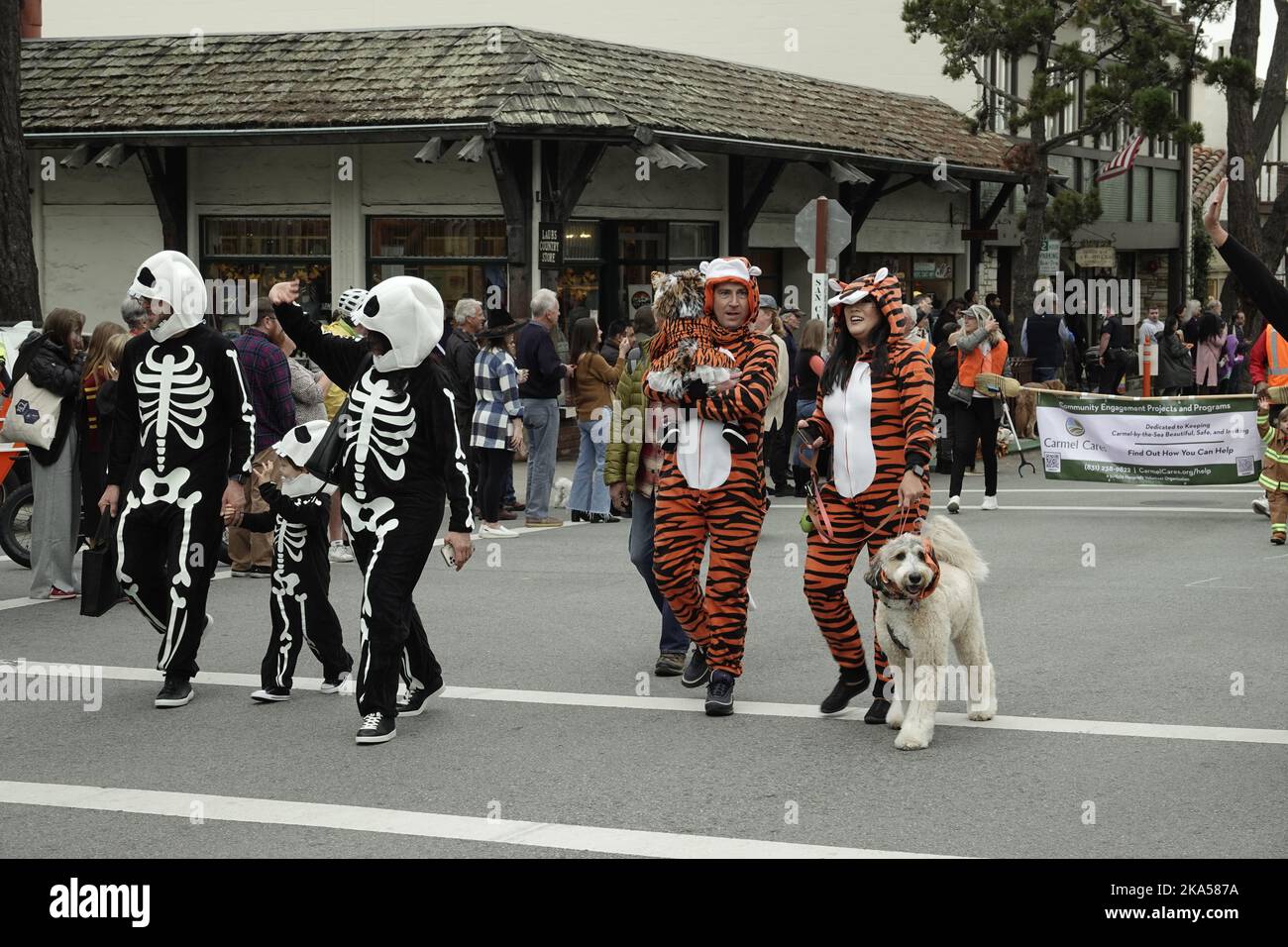Carmel by the Sea, California, USA. 31st Oct, 2022. Scenes from the