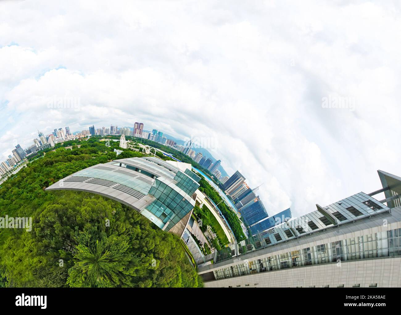 Aerial view of chinese city,shenzhen Stock Photo - Alamy