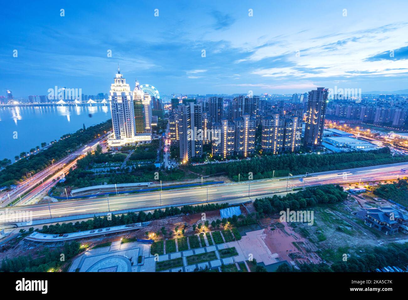 Aerial view of chinese city,shenzhen Stock Photo - Alamy