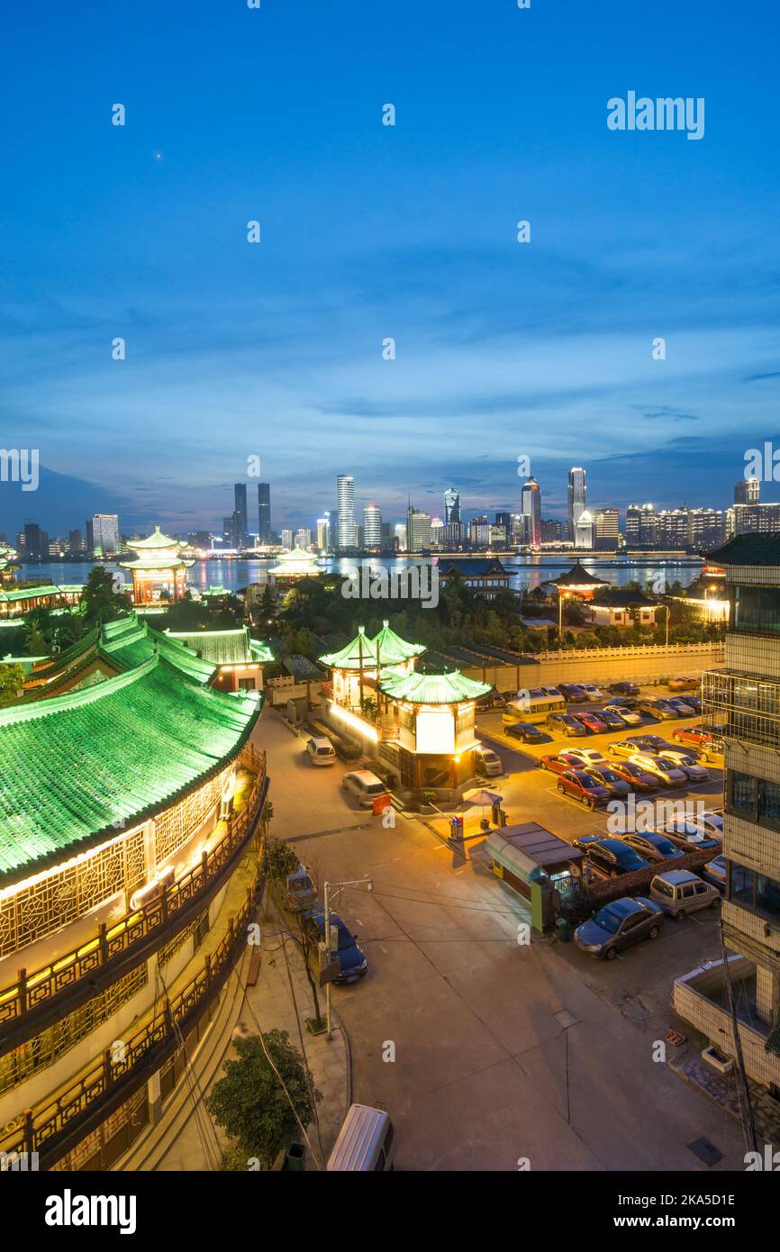 Aerial view of chinese city hi-res stock photography and images - Alamy