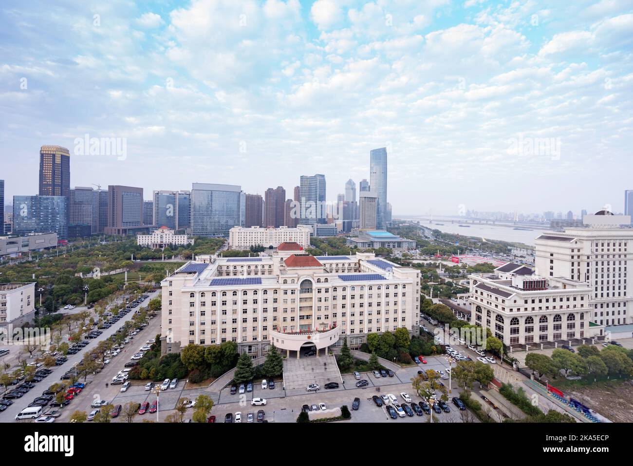 Shanghai street top view hi-res stock photography and images - Alamy