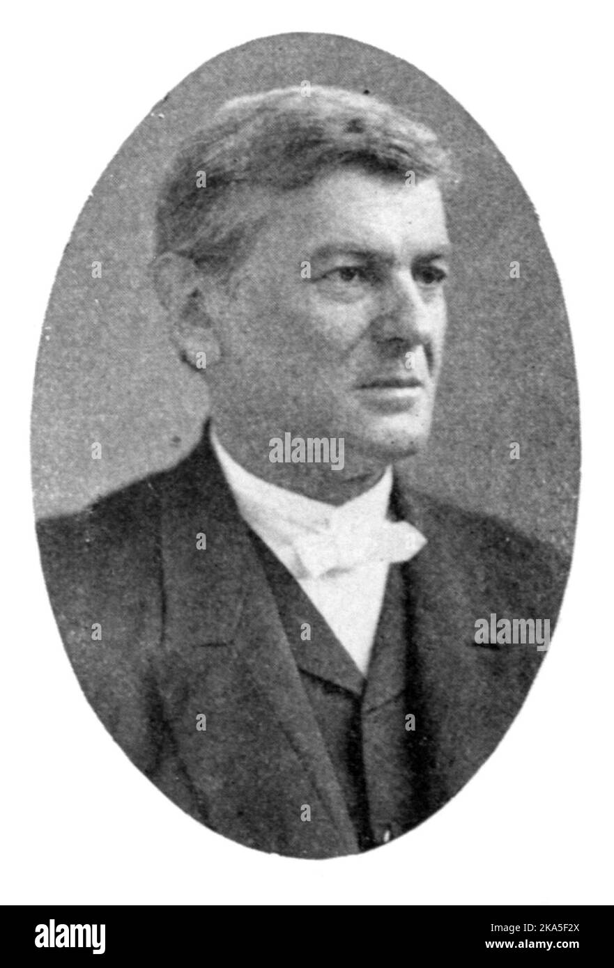 Woodrow Wilson's father Rev. Joseph Wilson Stock Photo Alamy