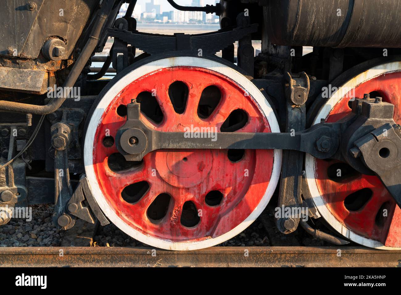 Train Car Undercarriage, passenger train, freight train Stock Photo Alamy