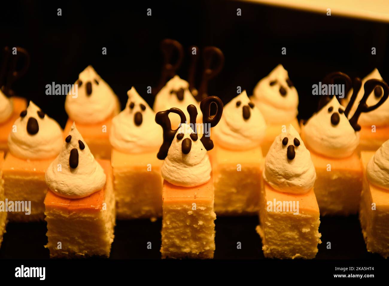 Halloween special foods have been served at a restaurant in Dhaka