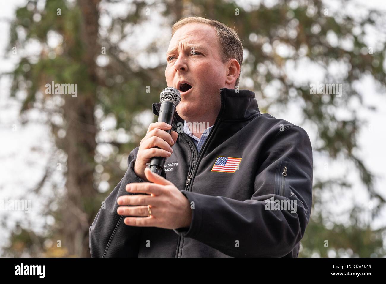 Thornwood, New York on October 31, 2022. Republican candidate for