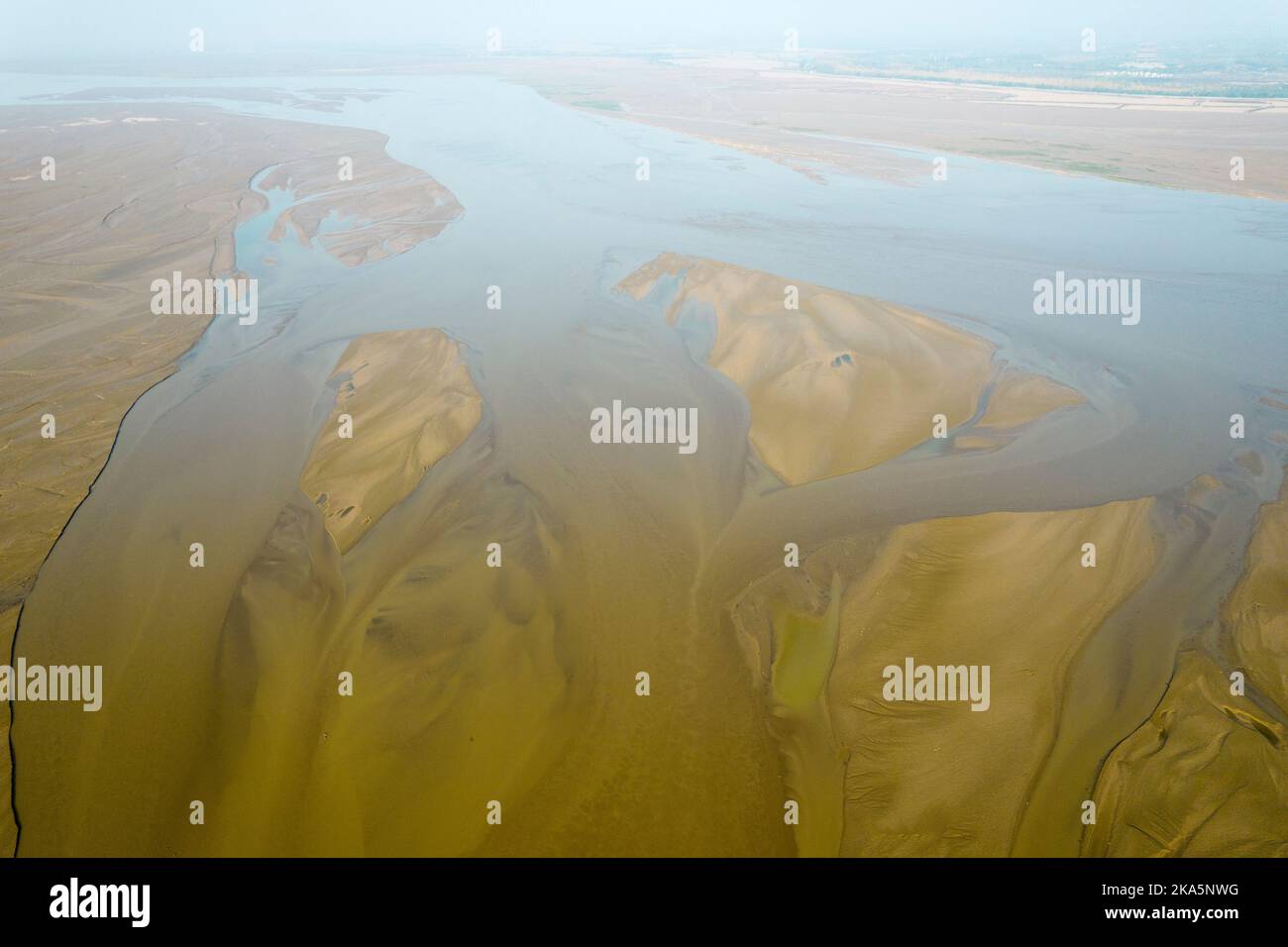 YUNCHENG, CHINA - OCTOBER 31, 2022 - An aerial photo shows a figures ...