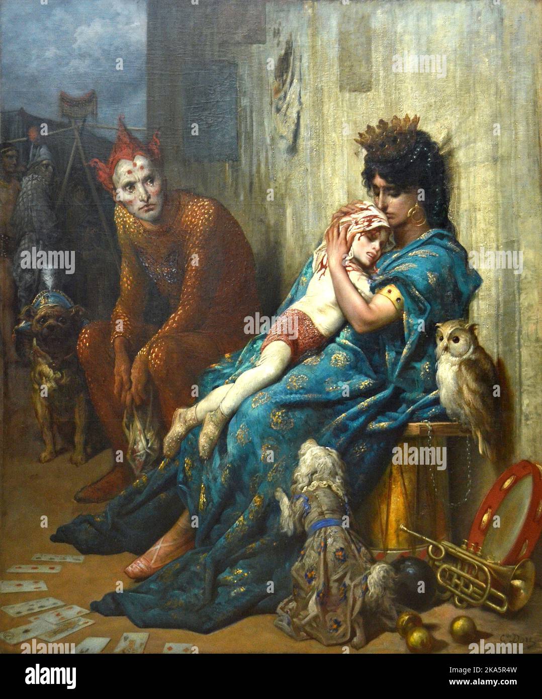 Publio Tommasi、Les Saltimbanques、希少画集より