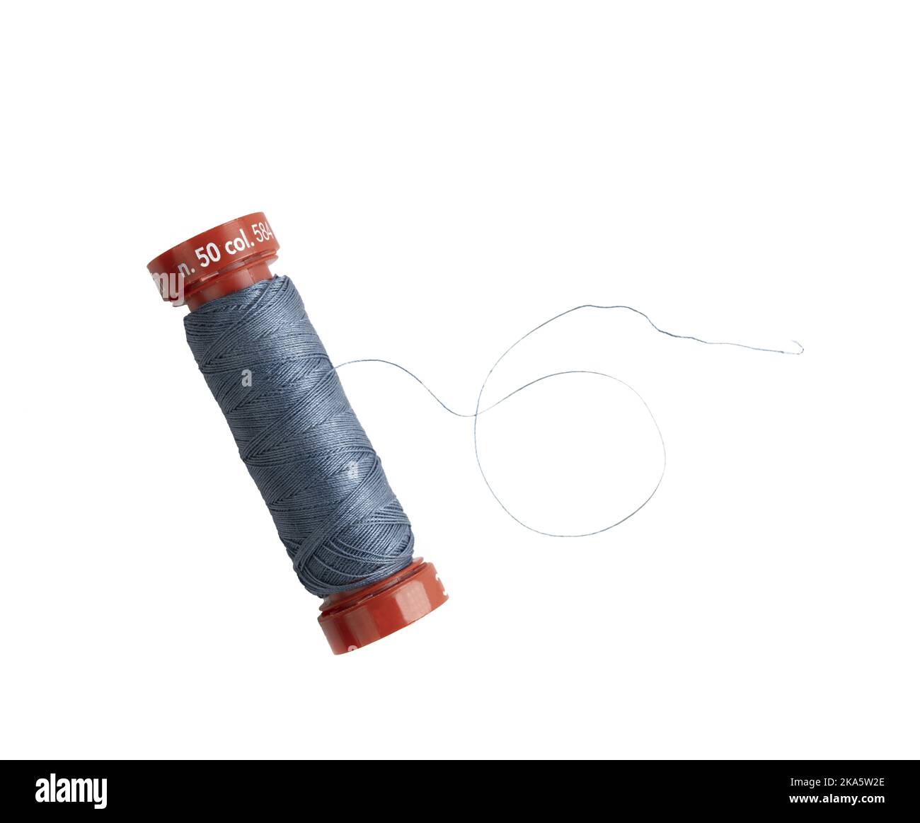 a spool of blue sewing thread on a transparent background Stock Photo ...