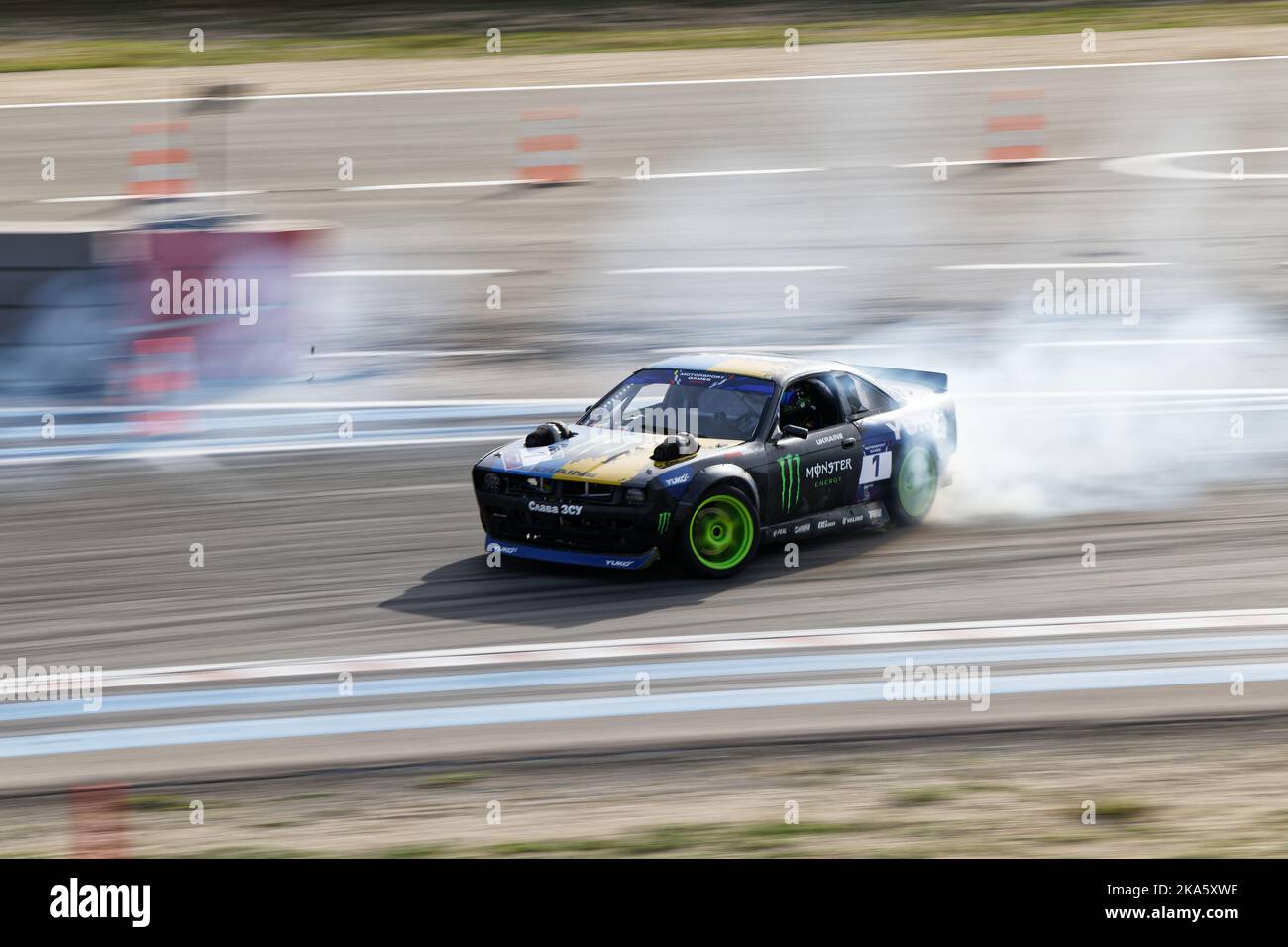 DRIFT FIA Motorsports Games Paul Ricard, Le Castellet, FRANCE, 29/10/2022 Florent 'MrCrash' B. Stock Photo