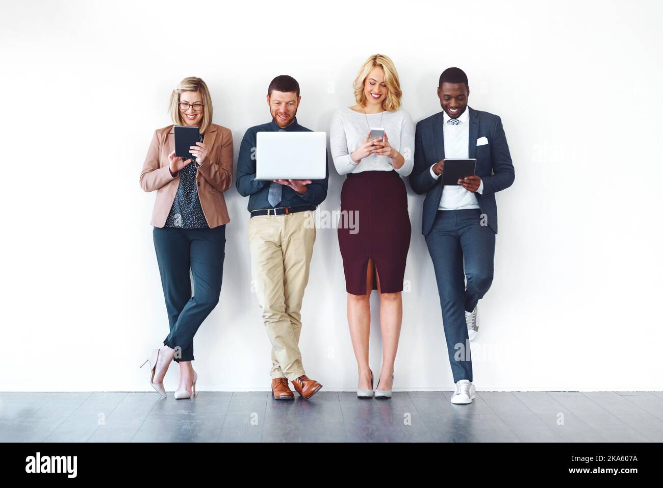 You can use any device to grow your startup. a group of entrepreneurs