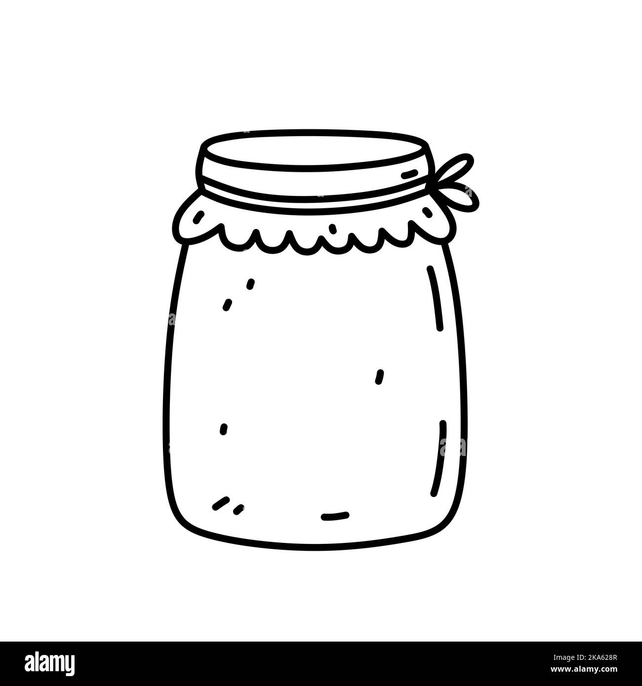 jar clip art black and white