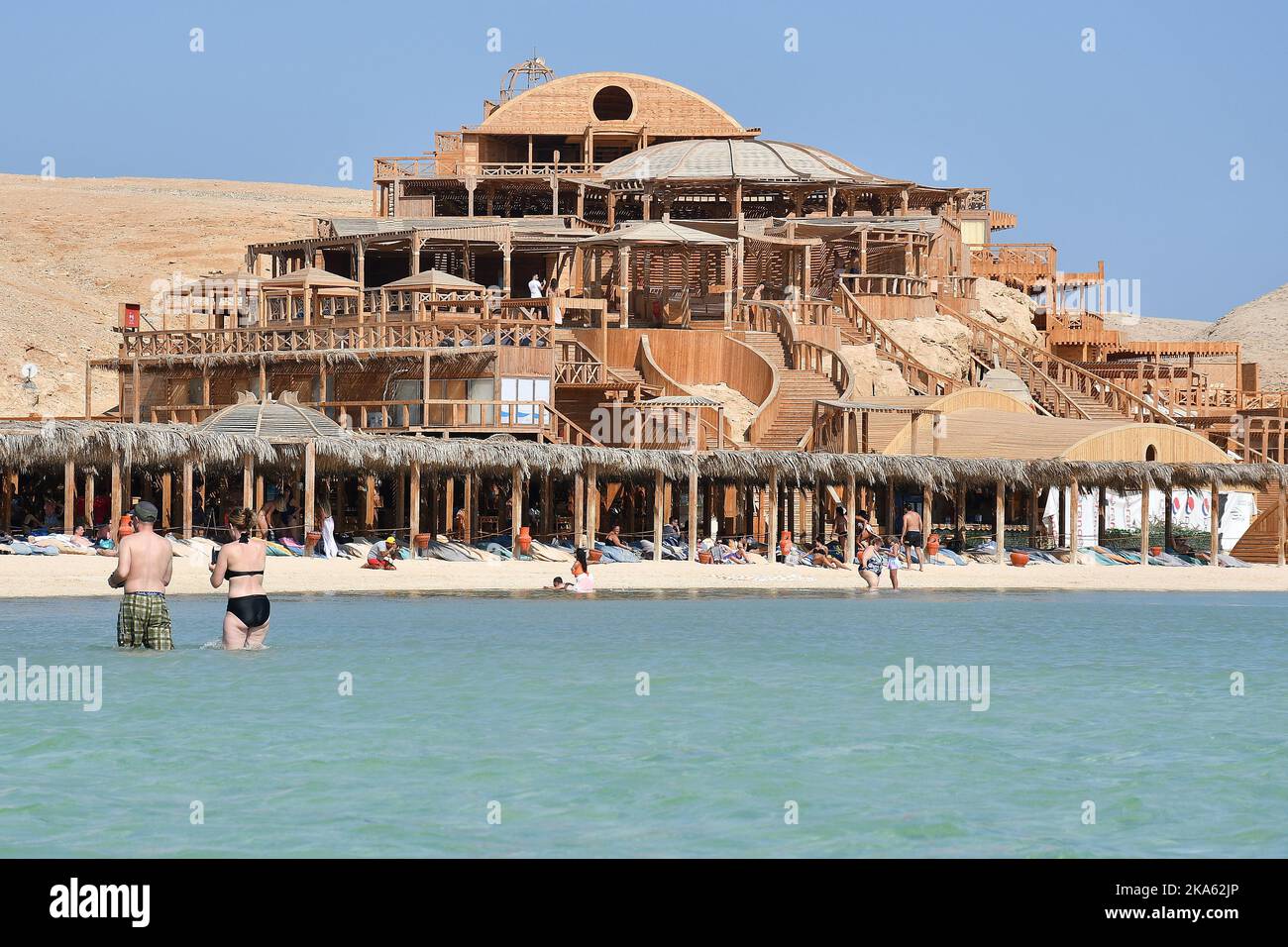 Beach Orange Bay at Giftun Islands 40 min boat ride from Hurghada, Egypt, October 23, 2022. (CTK Photo/Petr Svancara) Stock Photo