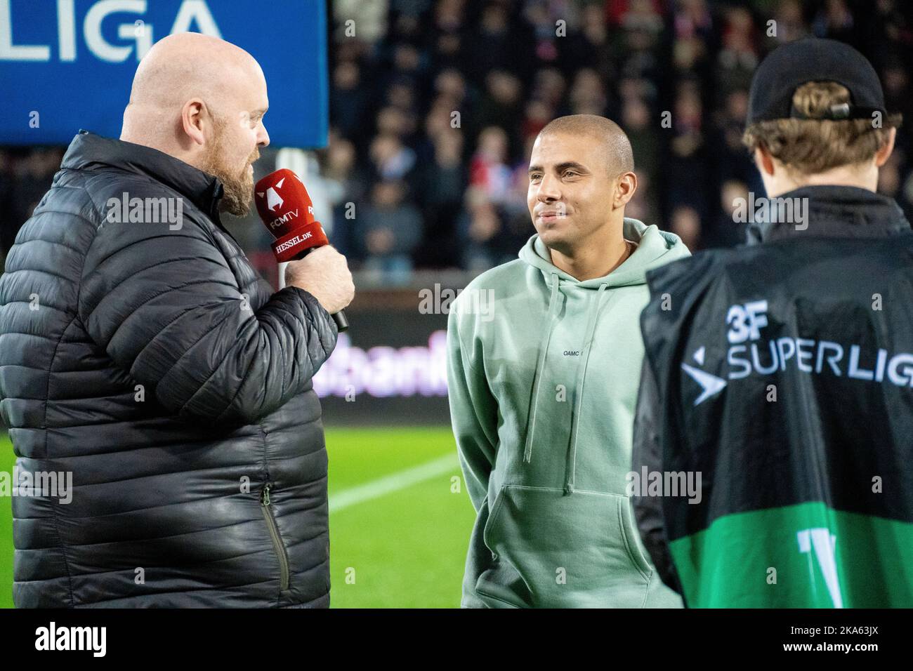 Herning, Denmark. 31st Oct, 2022. The former footballer and Egyptian international Mohamed Zidan seen before the 3F Superliga match between FC Midtjylland and Odense Boldklub at MCH Arena in Herning. (Photo Credit: Gonzales Photo/Alamy Live News Stock Photo