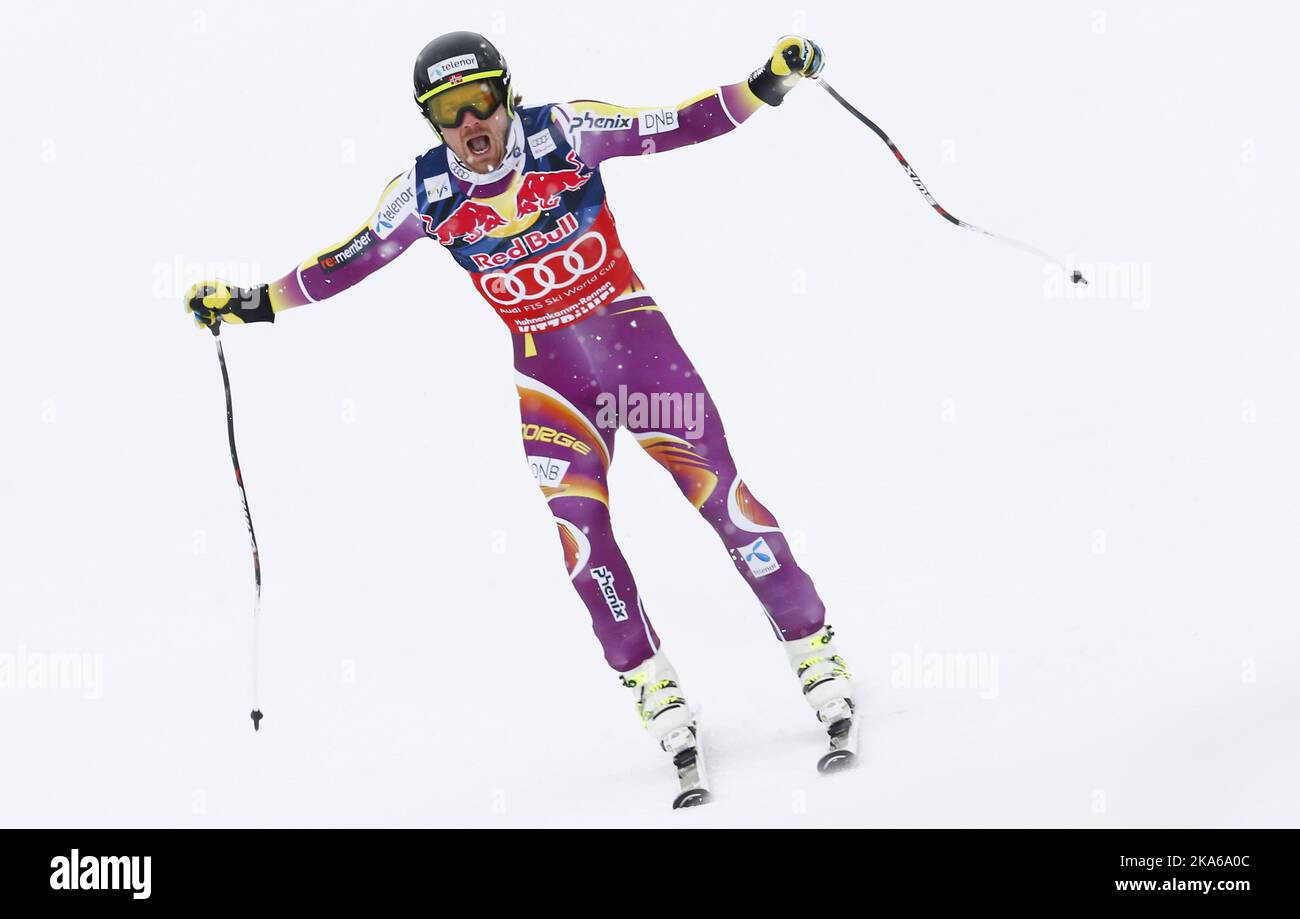 Kitzbuhel, Austria 20150124. FIS SKI World Cup in Kitzbuehel. Kjetil