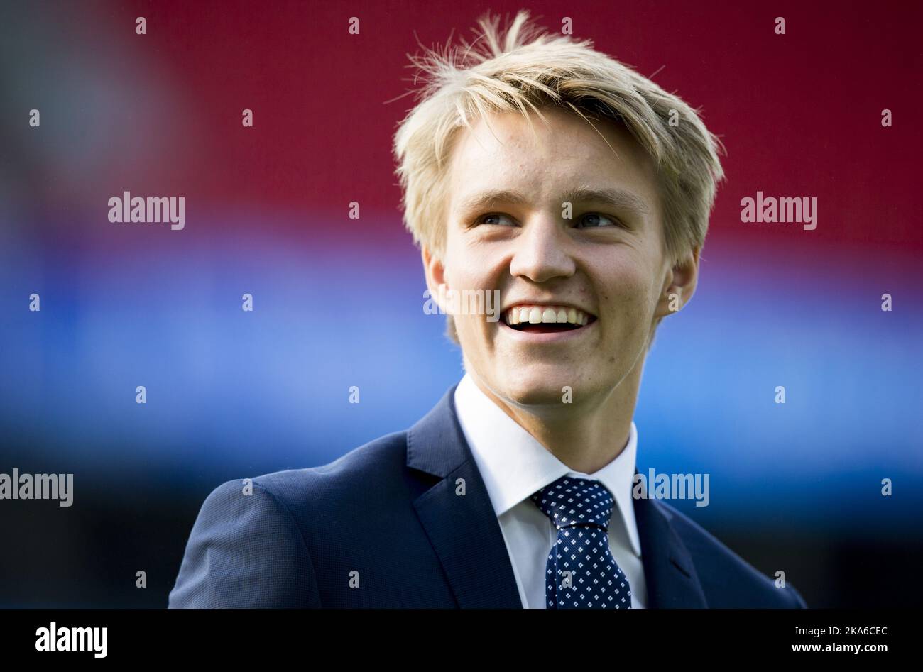 Oslo, Norway 20150608. Soccerplayer Martin Oedegaard before private footbal lmatch between Norway and Sweden at Ullevaal Stadium on Monday night. Photo: Vegard Wivestad Groett / NTB scanpix Stock Photo