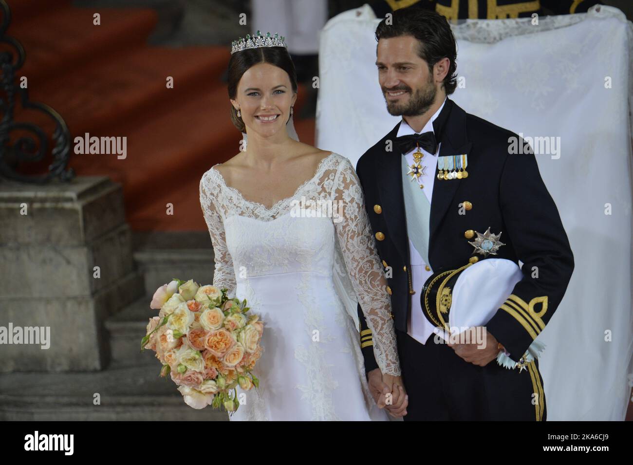 Prince carl philip of sweden sofia hellqvist hi-res photography and images -