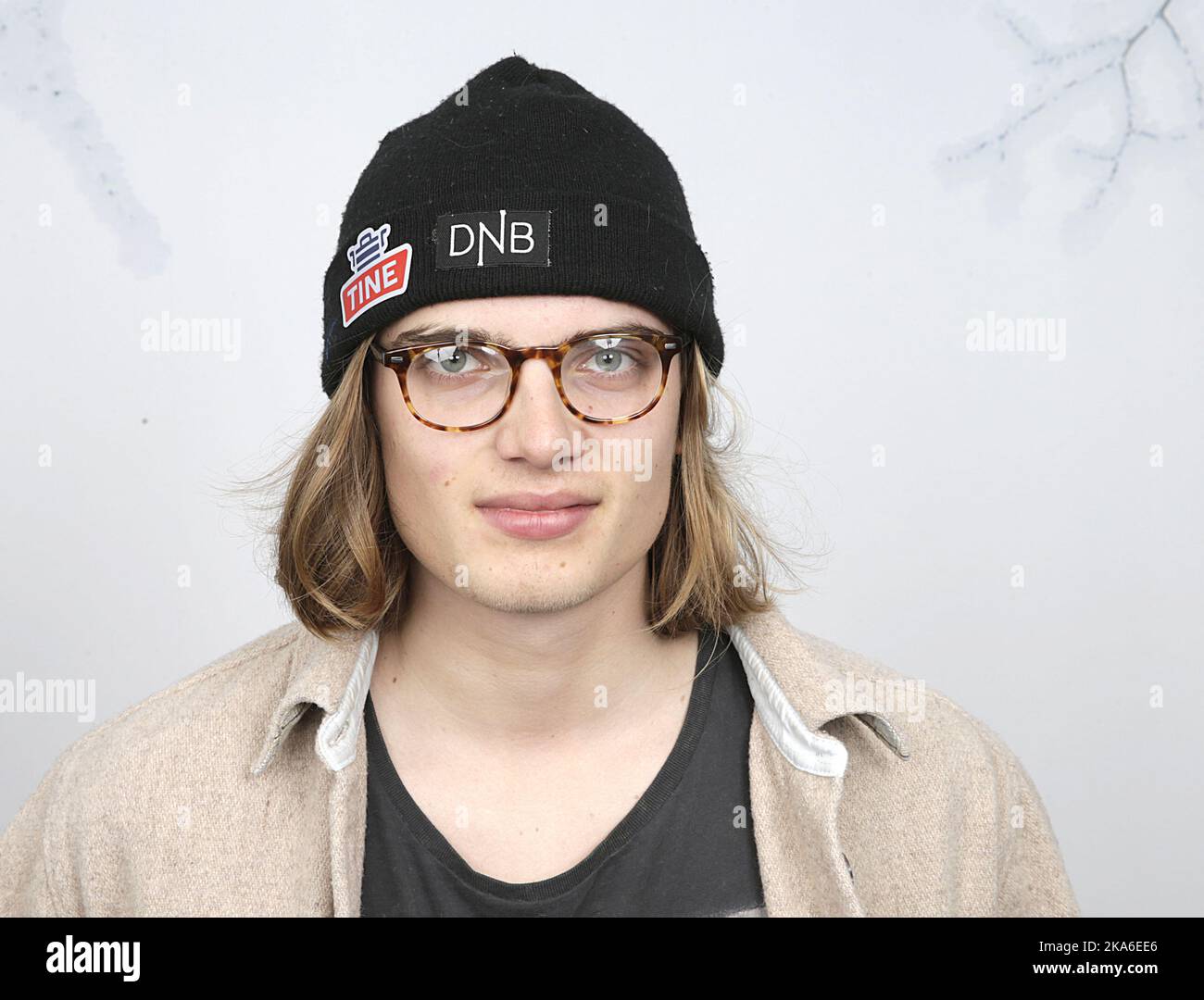 Oslo, Norway 20151014. Norwegian Ski Federation kickoff meeting at Ullevaal Stadium on Wednesday morning. Freeskier Johan Berg. Photo: Vidar Ruud / NTB scanpix Stock Photo