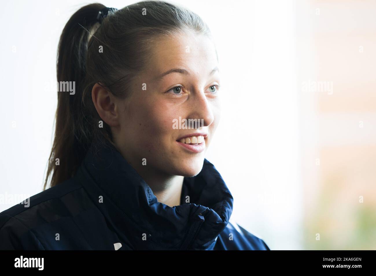 ROTTERDAM, NETHERLANDS 20160306. Olympic qualifying soccer women. Goalkeeper Cecilie Fiskerstrand in Wellnesselande in Barendrecht, Sunday. Photo: Berit Roald / NTB scanpix Stock Photo