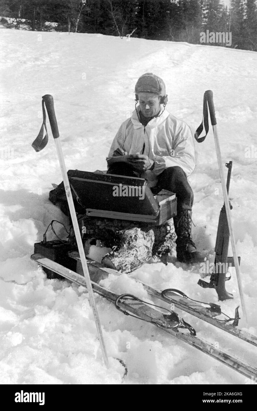 Norwegian war hero and resistance fighter Claus Helberg who during WWII helped to sabotage the