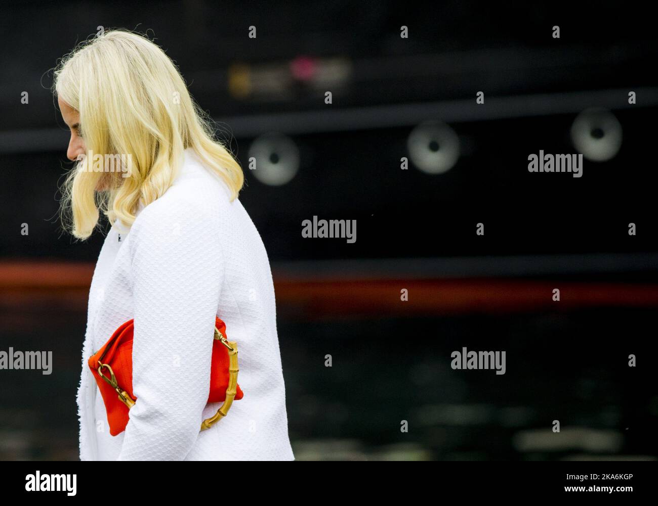 Bergen 20160625. The Norwegian royal couple's 25th anniversary. Crown ...